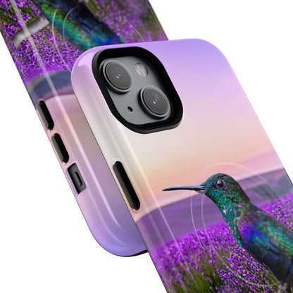 Protective Magnetic Phone Case – Hummingbird Reverie