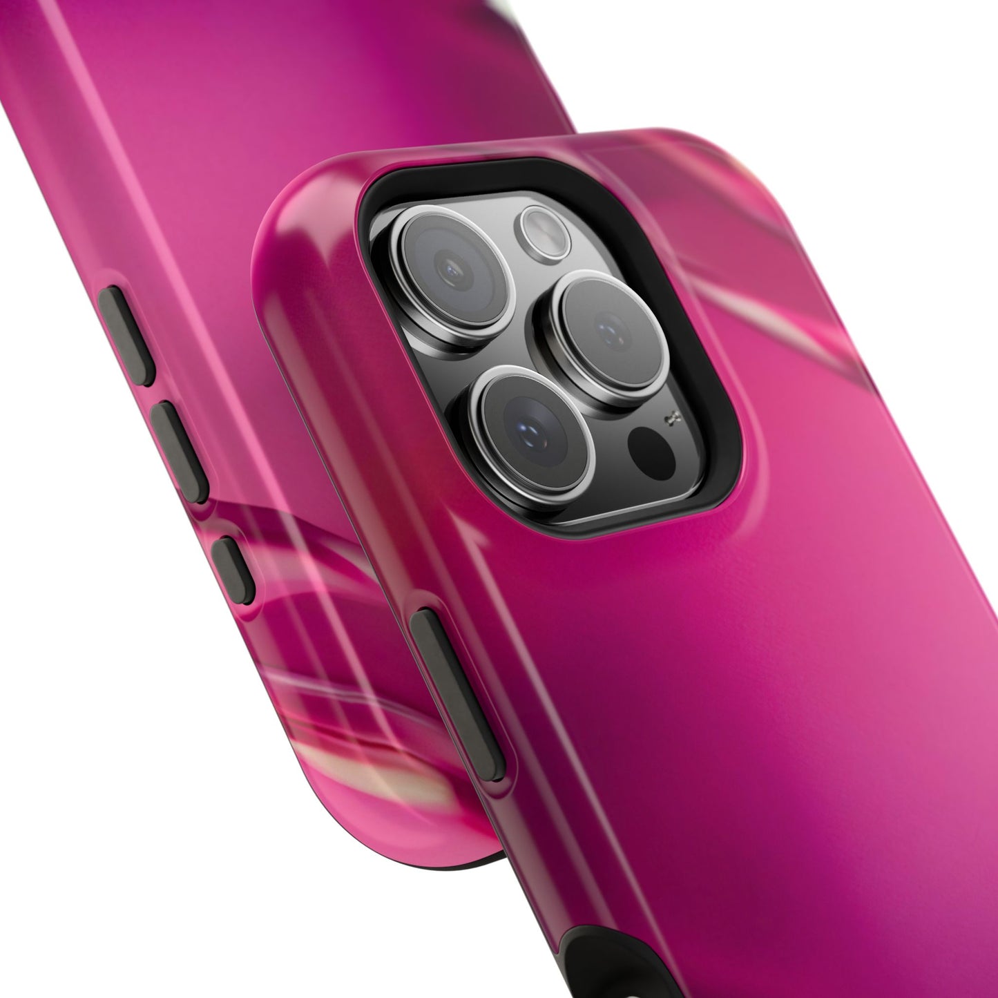 Impact-Resistant Phone Case – Magenta Motion