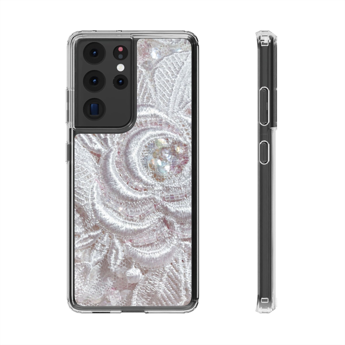 Clear Phone Case – Lace Veil