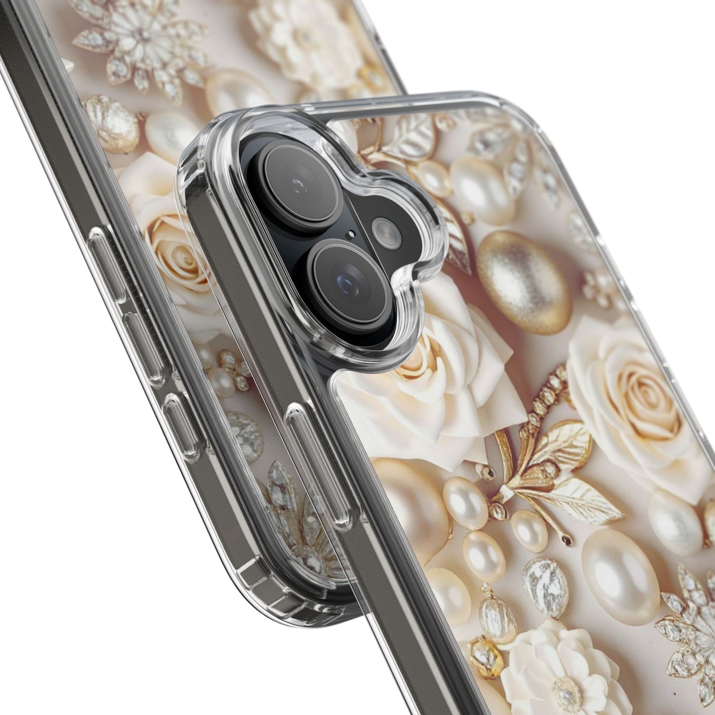 Clear Phone Case – Ivory Opulence