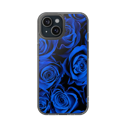 Clear Phone Case – Midnight Bloom