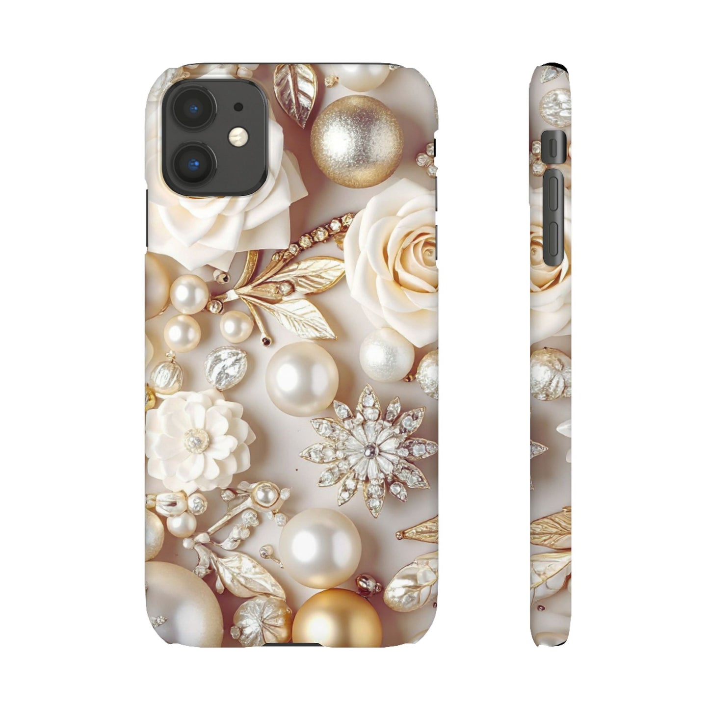 Snap Phone Case – Ivory Opulence