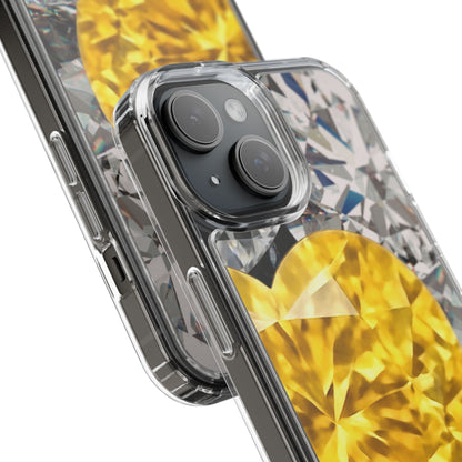 Clear Phone Case – Heart of Gold