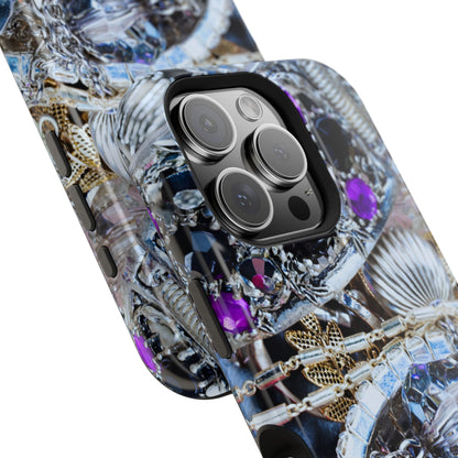 Impact-Resistant Phone Case – Chrome Jewel