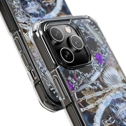 Clear Magnetic Phone Case – Chrome Jewel