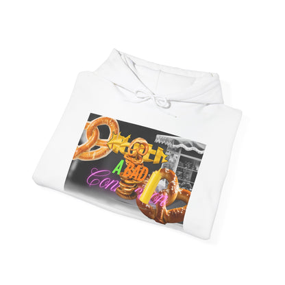 Pullover Hoodie – Never a Bad Connection Pretzel Stack Design