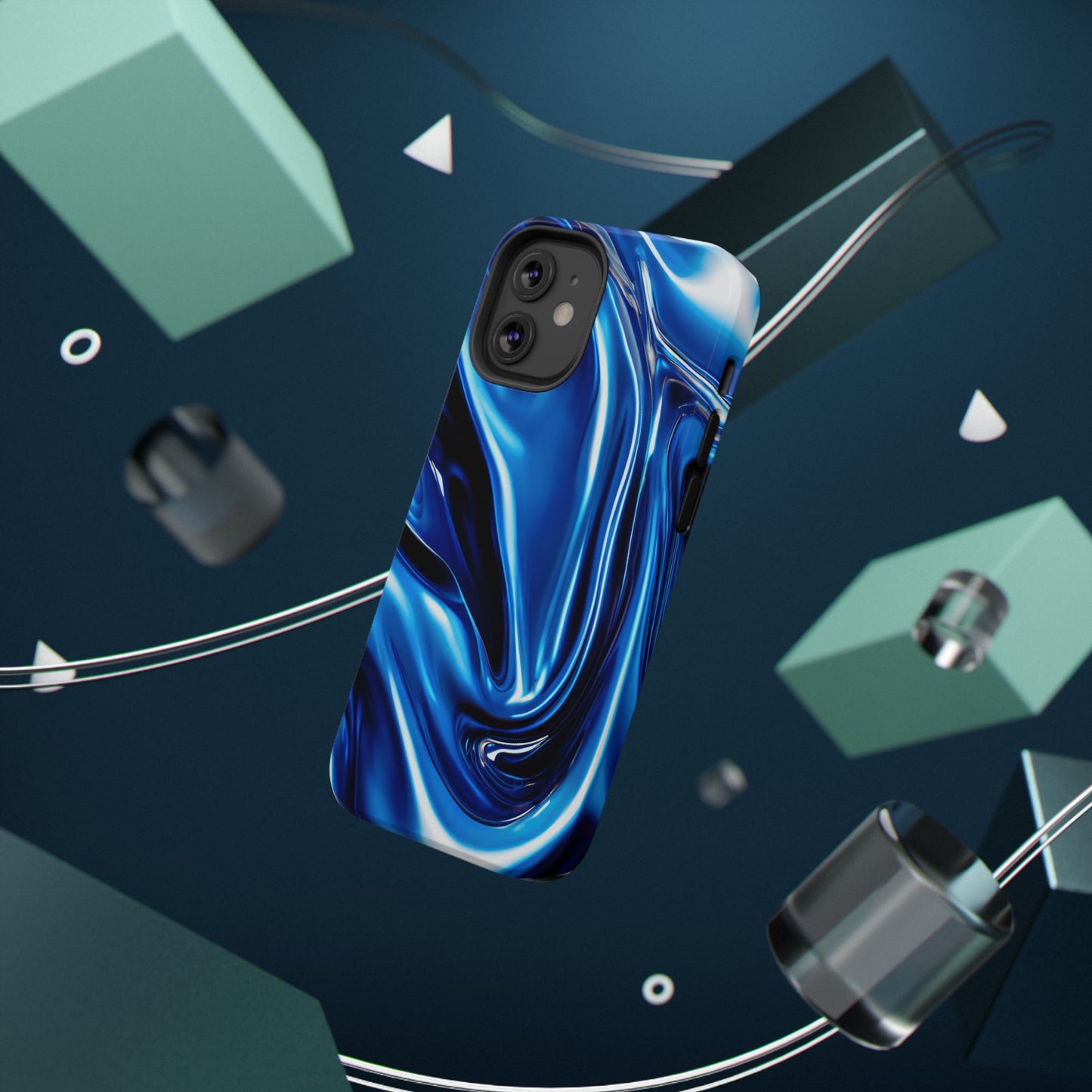 Impact-Resistant Phone Case – Midnight Surge