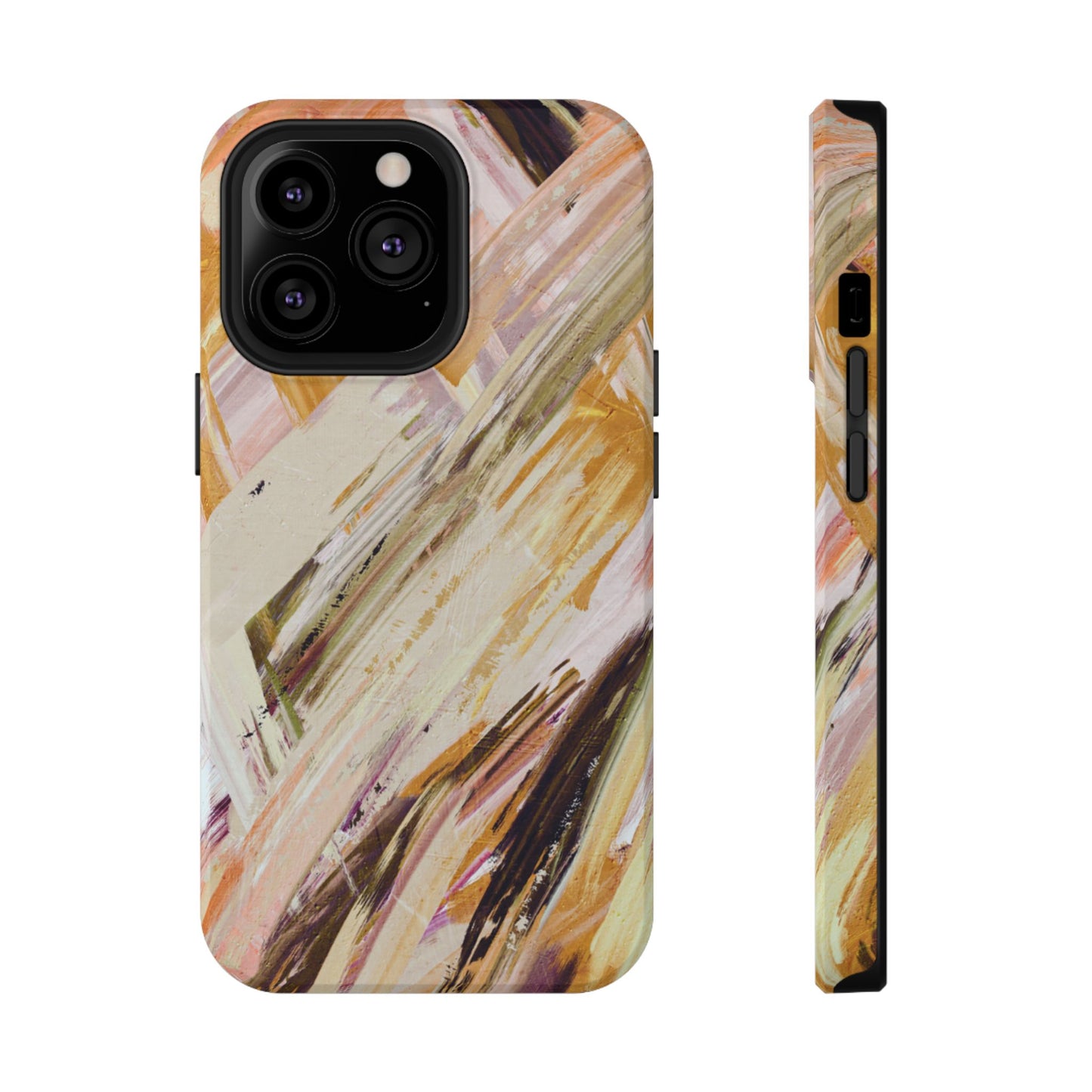 Impact-Resistant Phone Case – Brush & Bronze