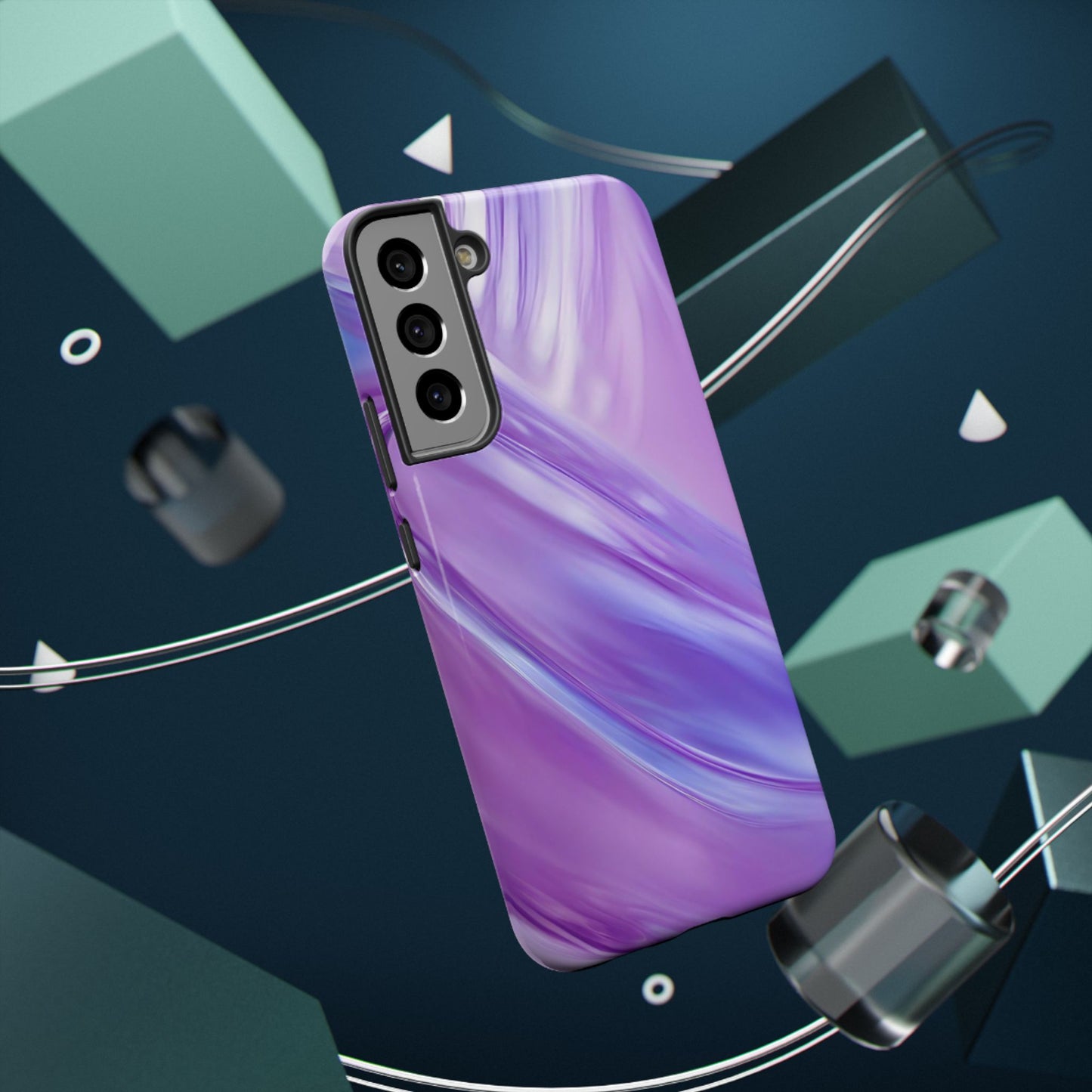 Impact-Resistant Phone Case – Lavender Wave