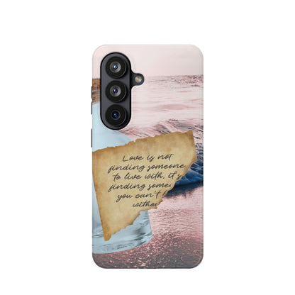 Impact-Resistant Phone Case – Written in the Tide – Compatible with iPhone 11–17 & Samsung Galaxy S22–S26 Series