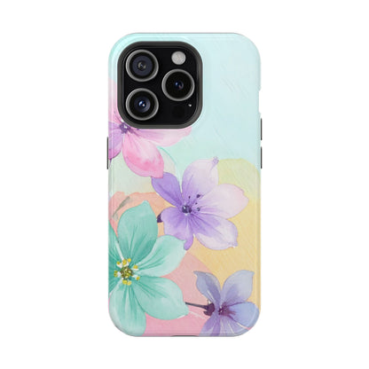 Impact-Resistant Phone Case – Water Petal