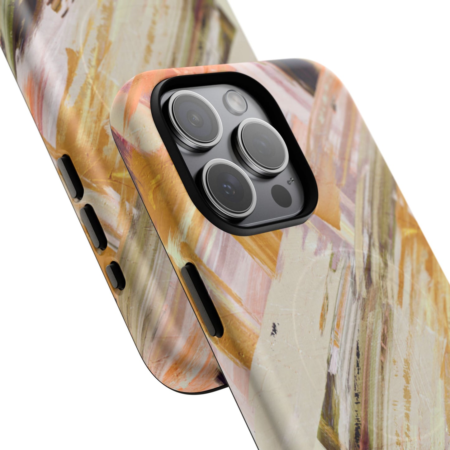 Protective Magnetic Phone Case – Brush & Bronze
