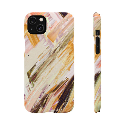 Snap Phone Case – Brush & Bronze