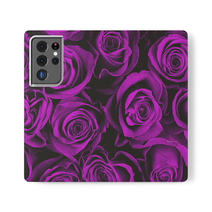 Flip Case – Amethyst Roses