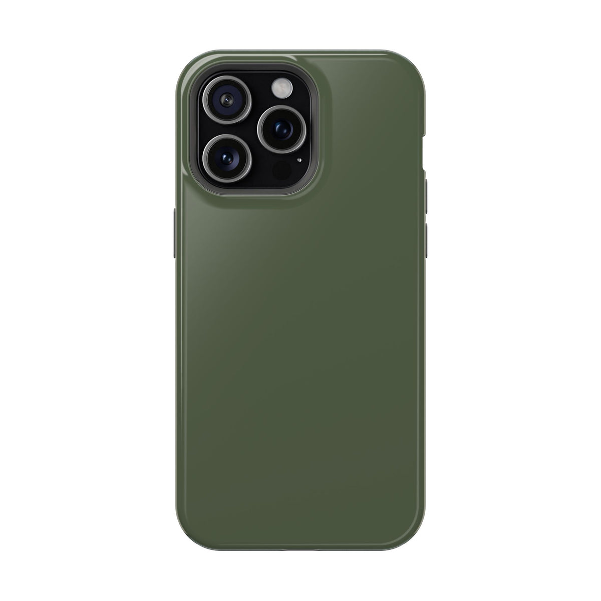 Impact-Resistant Phone Case — Military Green Protective Shockproof Cover