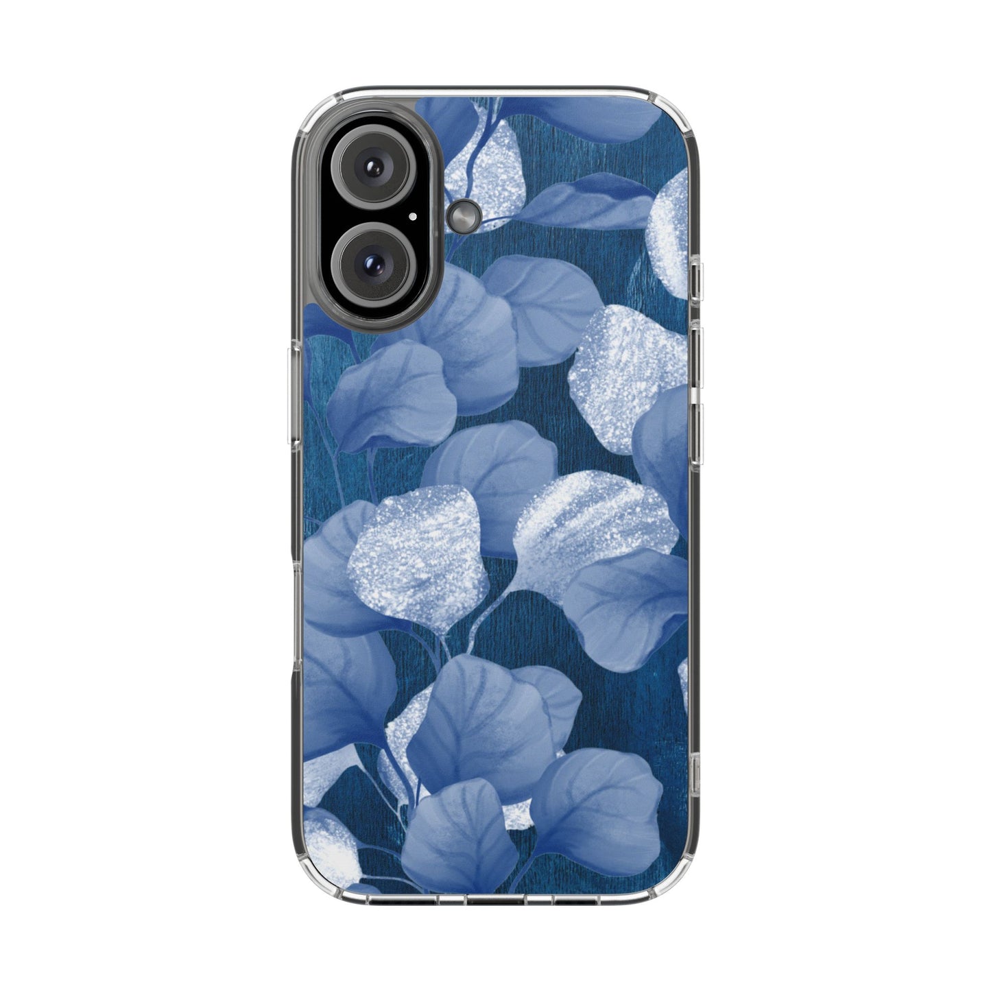 Clear Magnetic Phone Case – October Blues