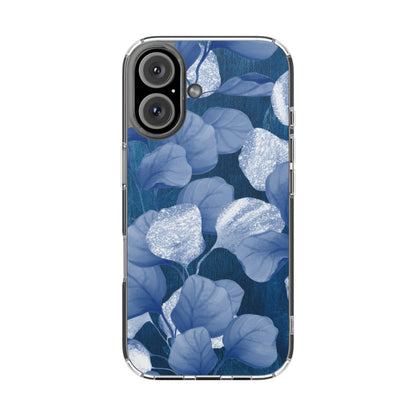 Clear Magnetic Phone Case – October Blues