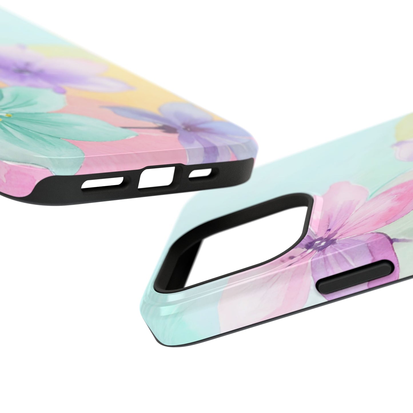 Impact-Resistant Phone Case – Water Petal