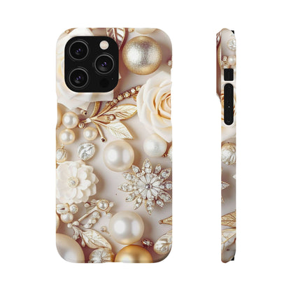 Snap Phone Case – Ivory Opulence