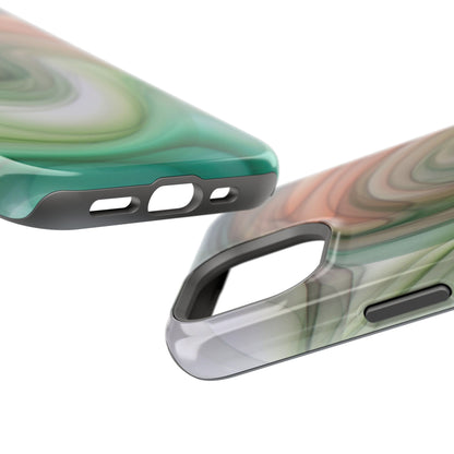 Impact-Resistant Phone Case – Marble Flow