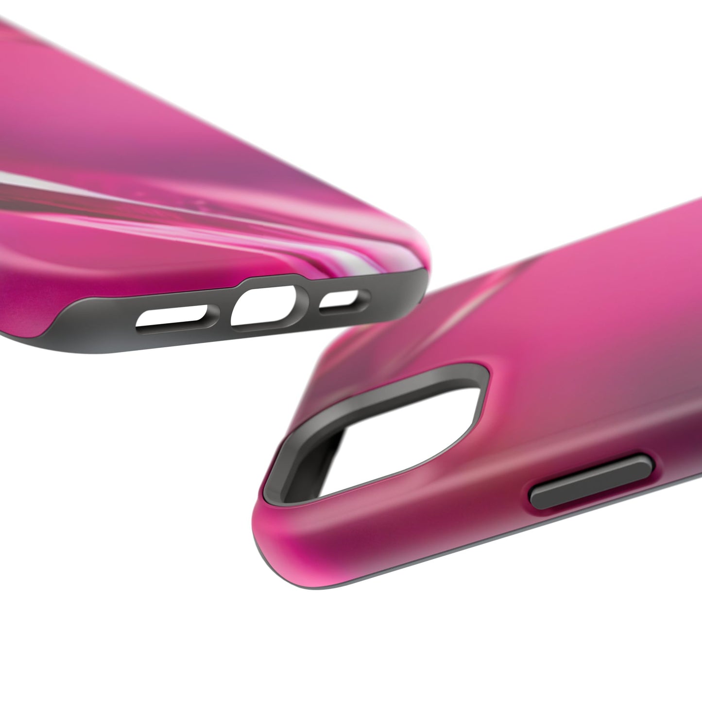 Impact-Resistant Phone Case – Magenta Motion