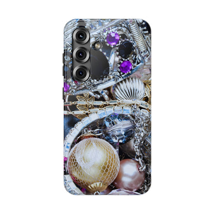 Impact-Resistant Phone Case – Chrome Jewel