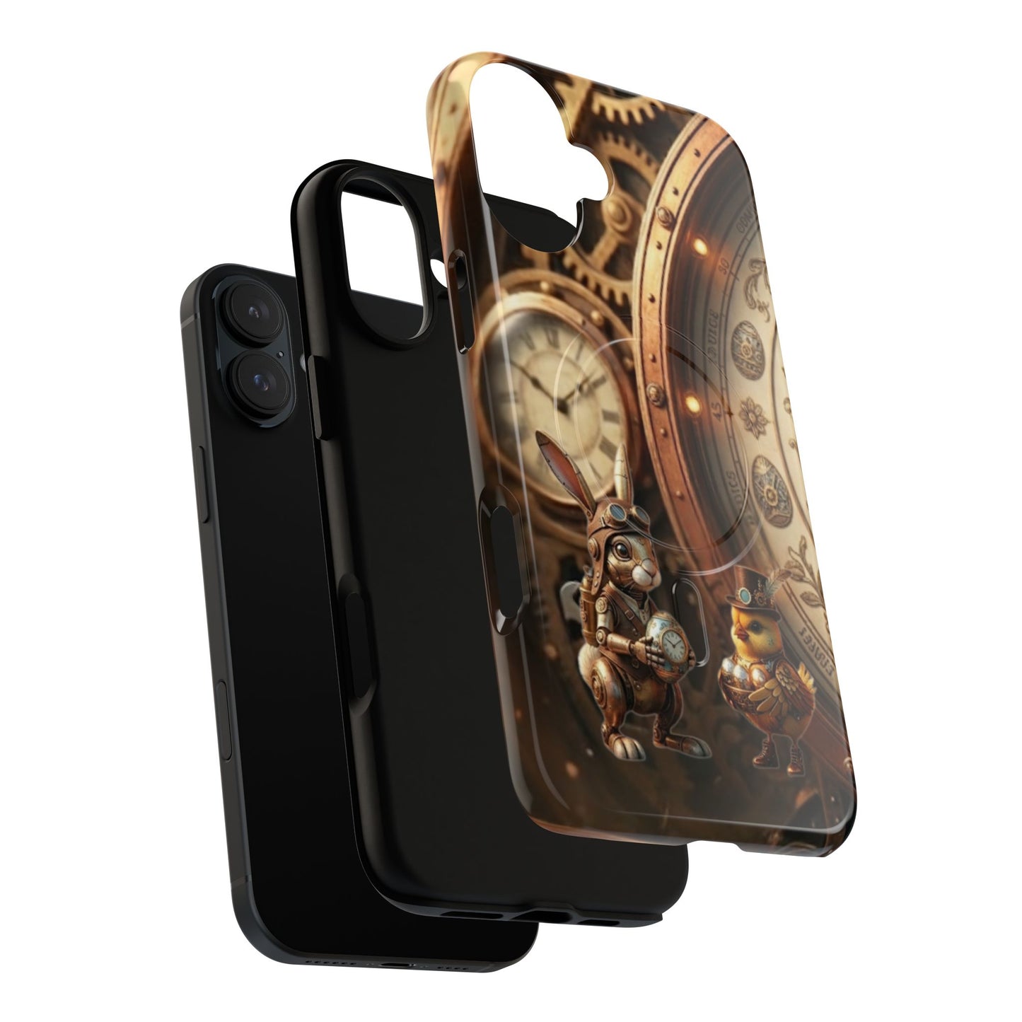 Protective Magnetic Phone Case – Clockwork Cottontail
