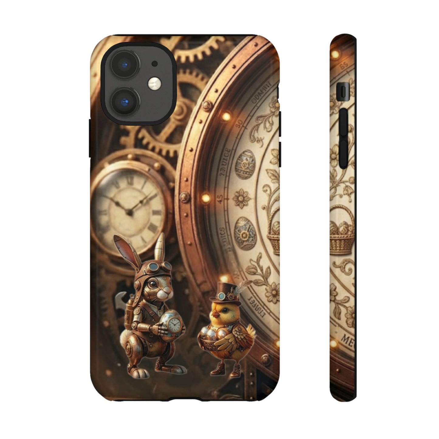 Protective Phone Case – Clockwork Cottontail