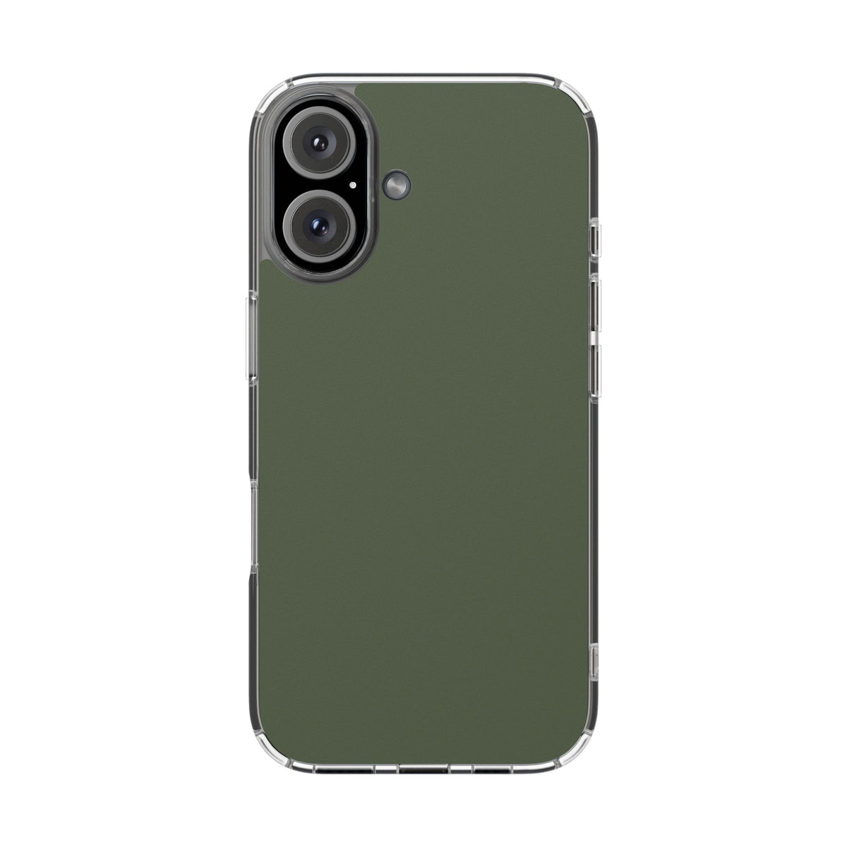 Clear Magnetic Phone Case – Cabin Green – Compatible with iPhone 13–16 Series