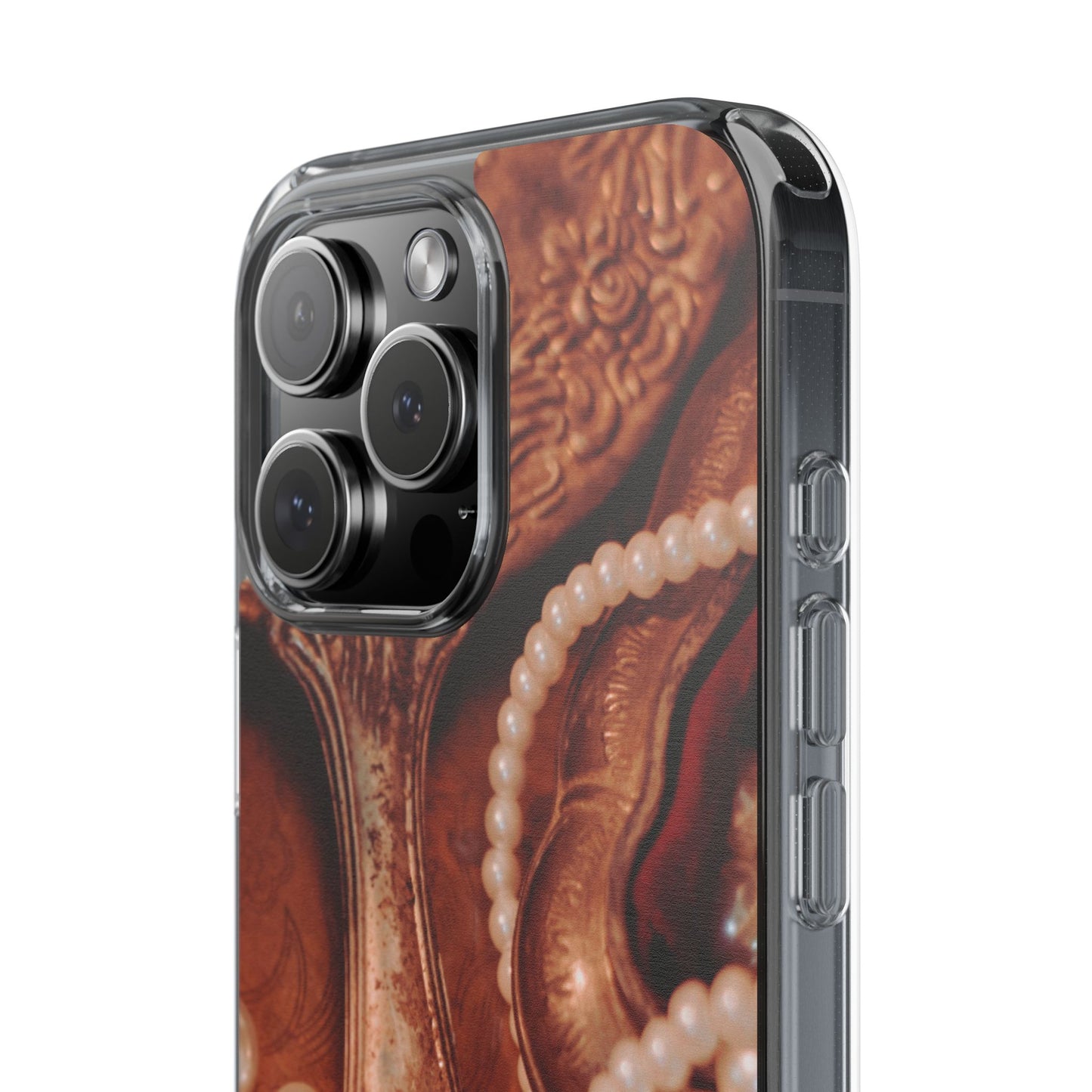 Clear Phone Case – Bronze Vanity