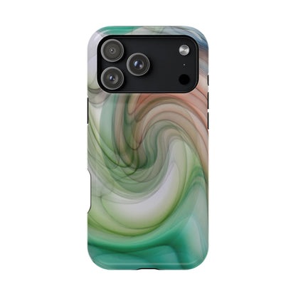Wireless-Charging Compatible Case – Marble Flow