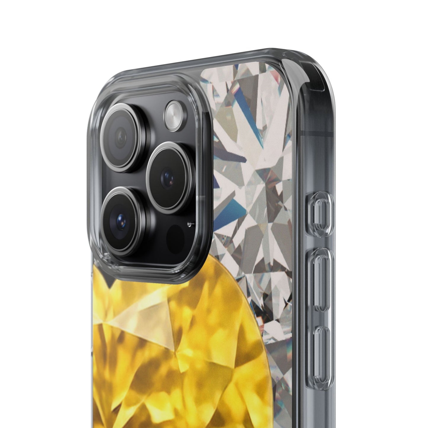 Clear Phone Case – Heart of Gold