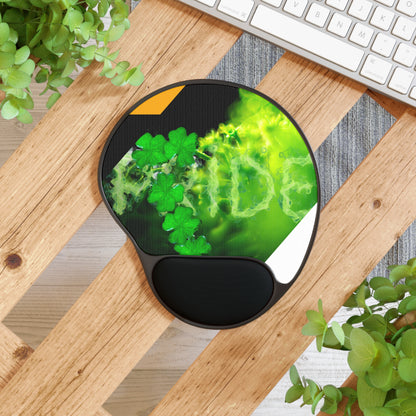 Ergonomic Mouse Pad with Wrist Rest – Lucky Clover Smoke