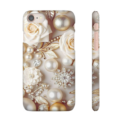 Snap Phone Case – Ivory Opulence