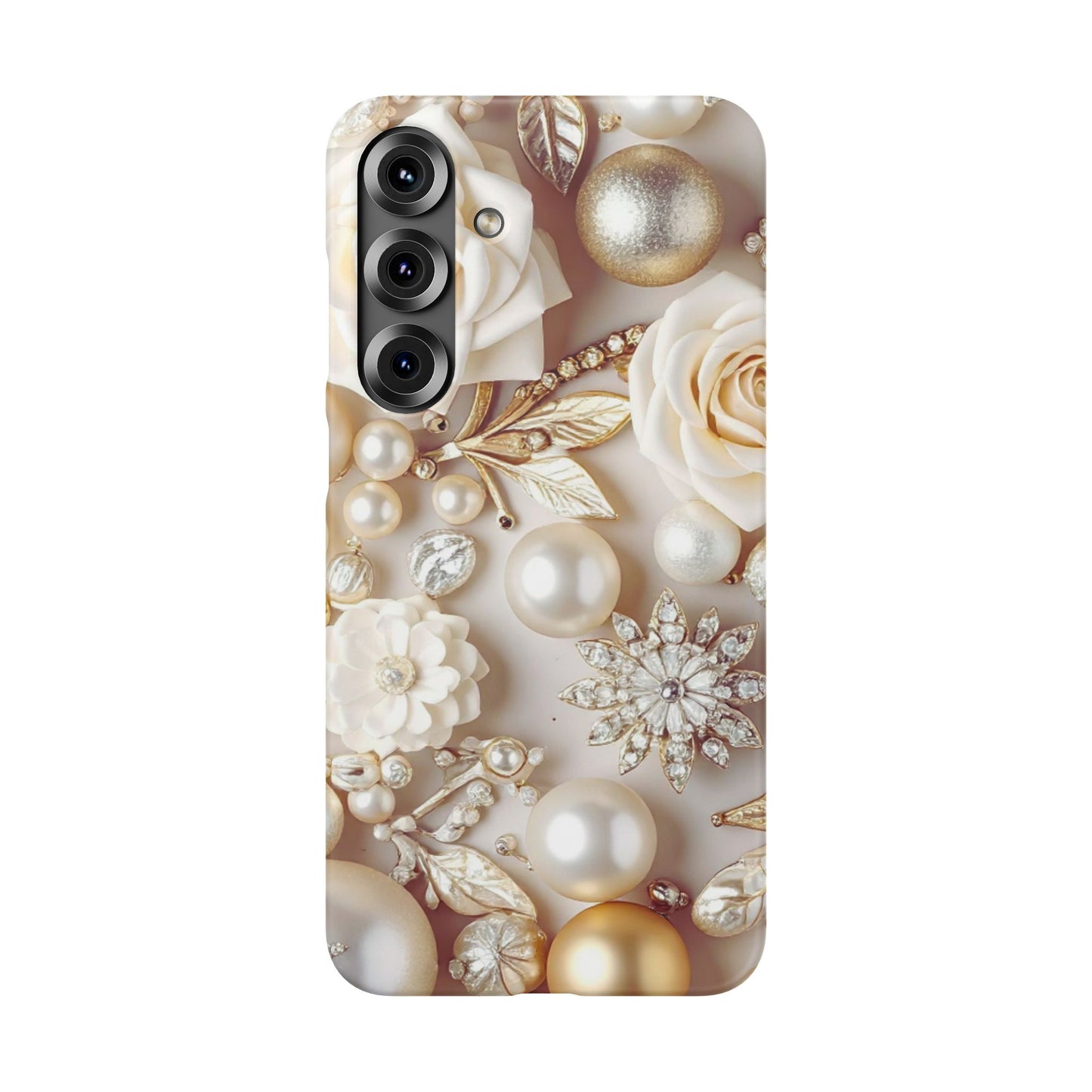 Snap Phone Case – Ivory Opulence