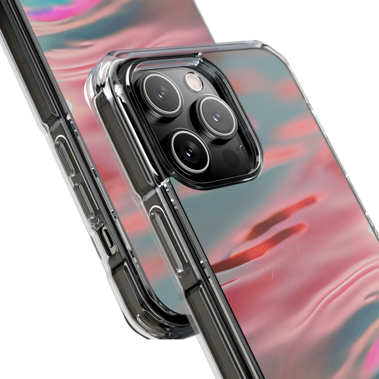Clear Magnetic Phone Case – Liquid Sunset