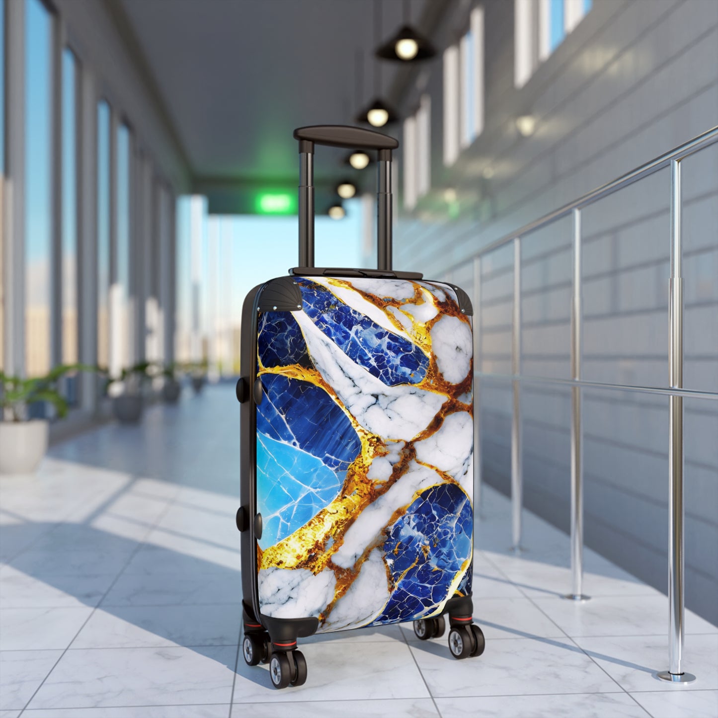 Hardshell Suitcase – Sapphire Vein