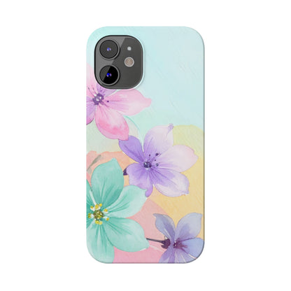 Slim Phone Case – Water Petal