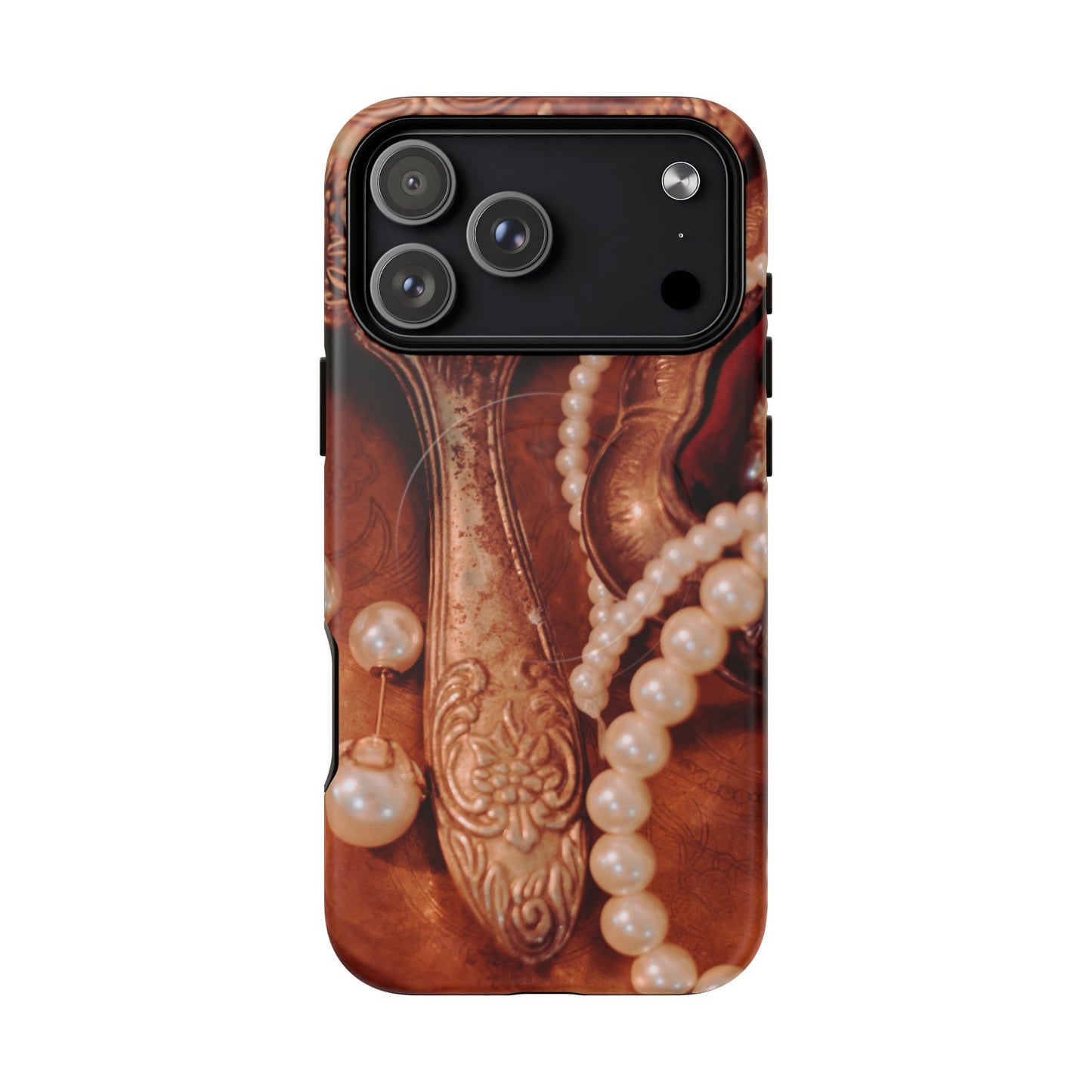 Protective Magnetic Phone Case – Bronze Vanity