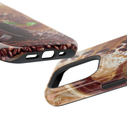 Impact-Resistant Phone Case – Love at First Sip – Compatible with iPhone 11–17 & Samsung Galaxy S22–S26 Series