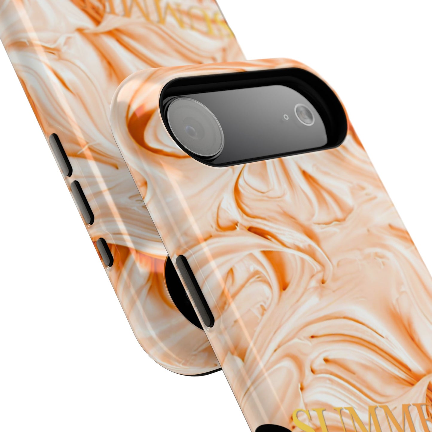 Impact-Resistant Phone Case – Peach Sorbet