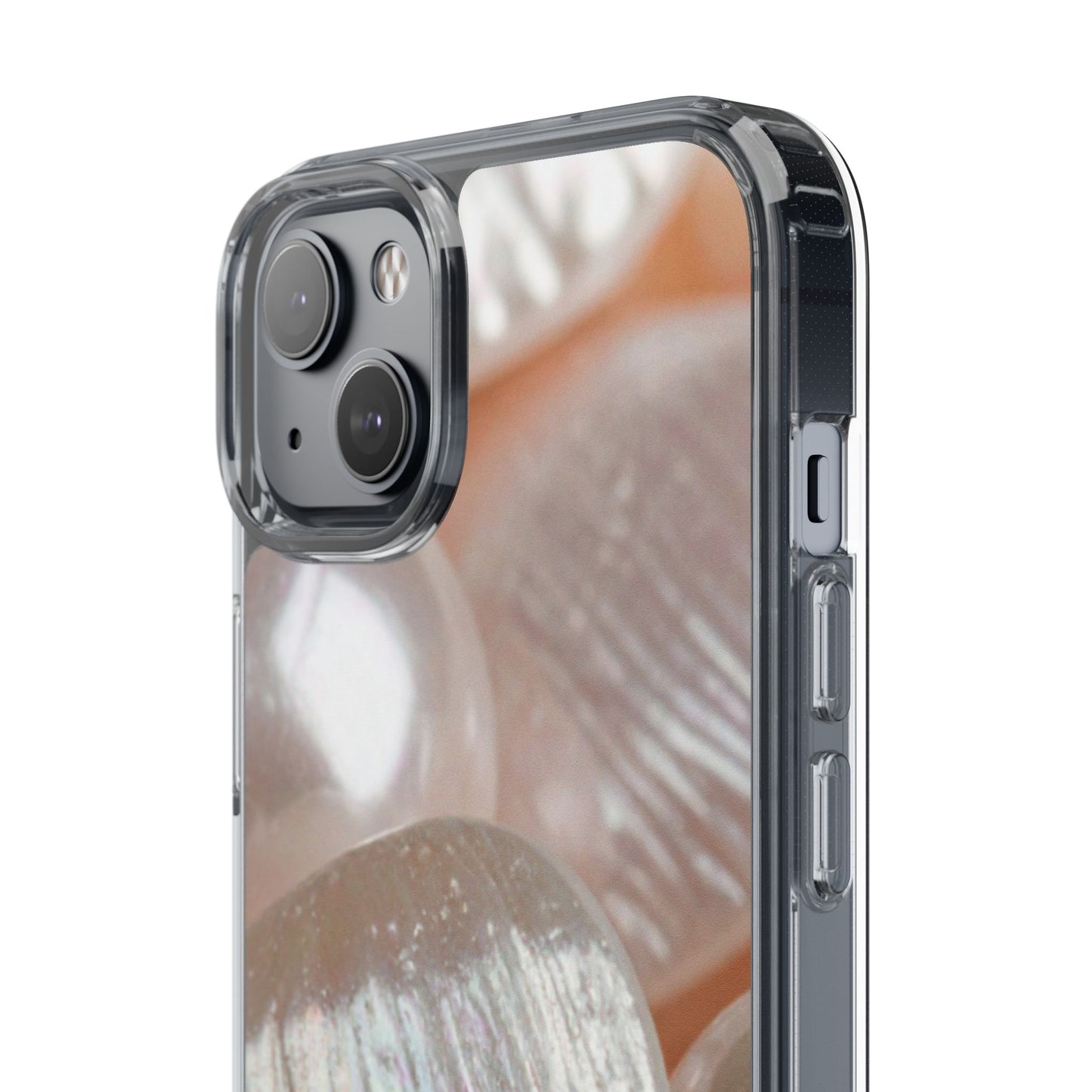 Clear Phone Case – Blush Pearl