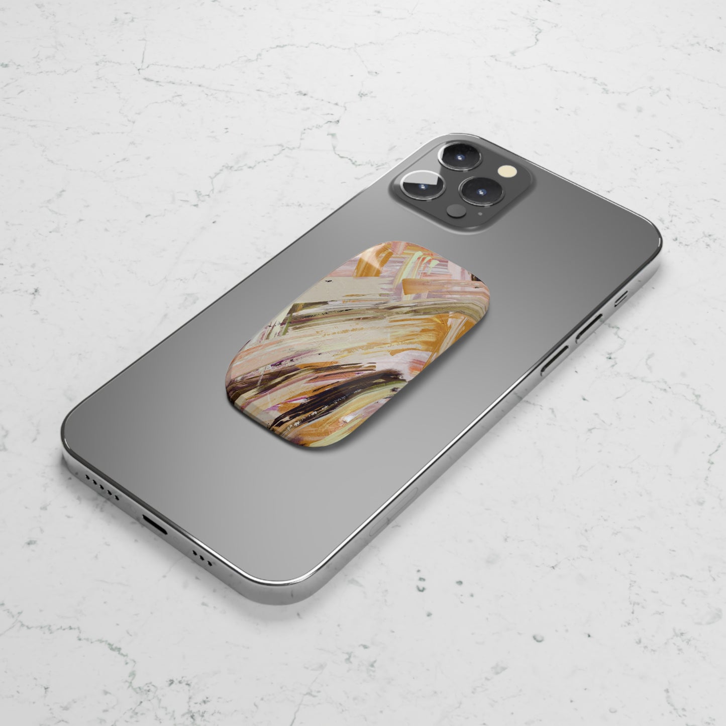 Phone Grip – Brush & Bronze