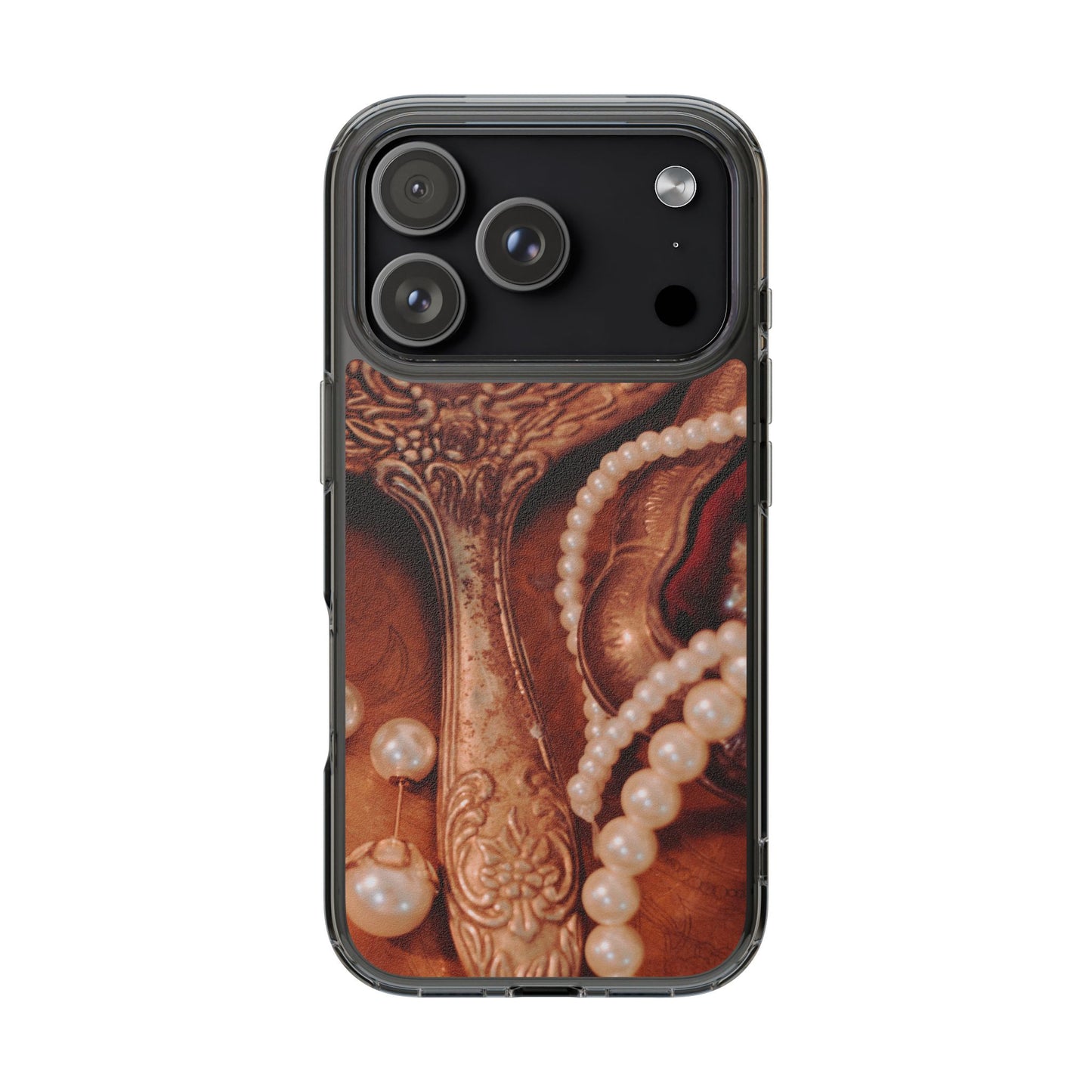 Clear Phone Case – Bronze Vanity