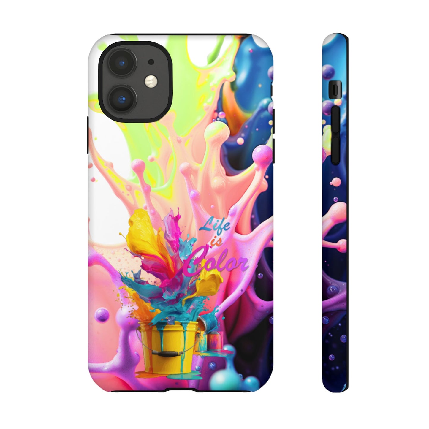 Color Splash Phone Case — “Life in Color” Protective Tough Case