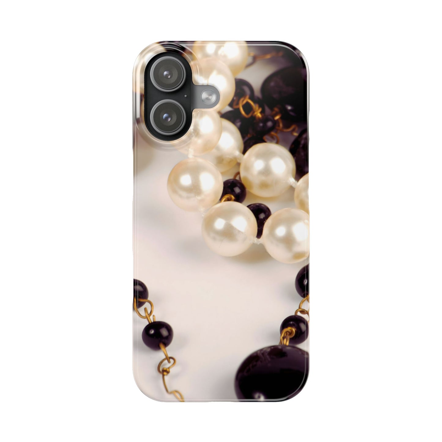Slim Phone Case – Noir Pearl