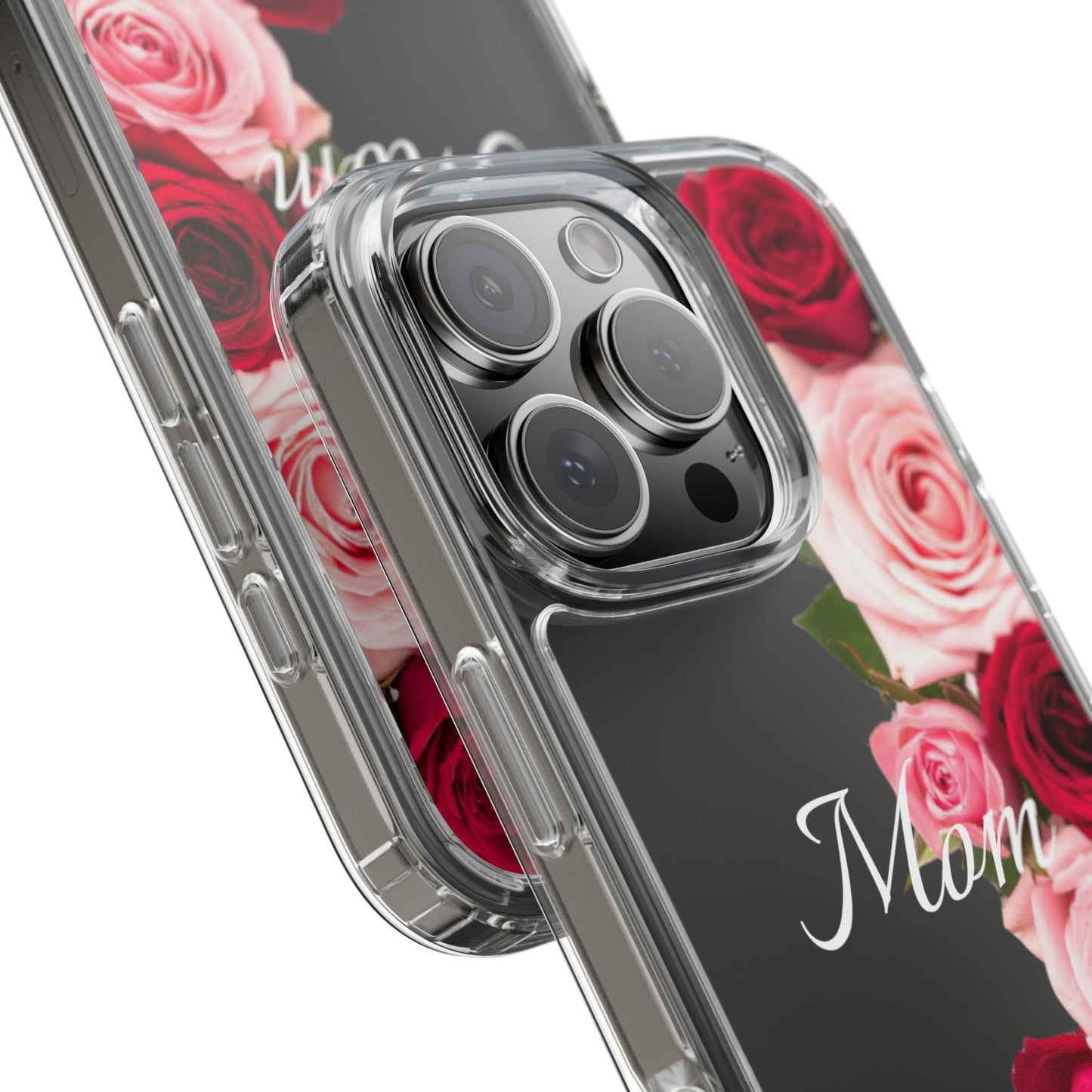 Clear Phone Case – Mom’s Rose Bouquet