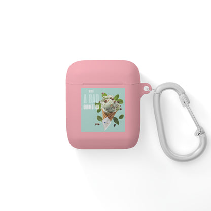 Wireless Earbud Case Cover – Never a Bad Connection Mint Ice Cream Design