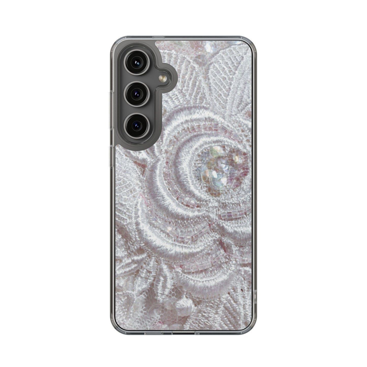 Clear Phone Case – Lace Veil