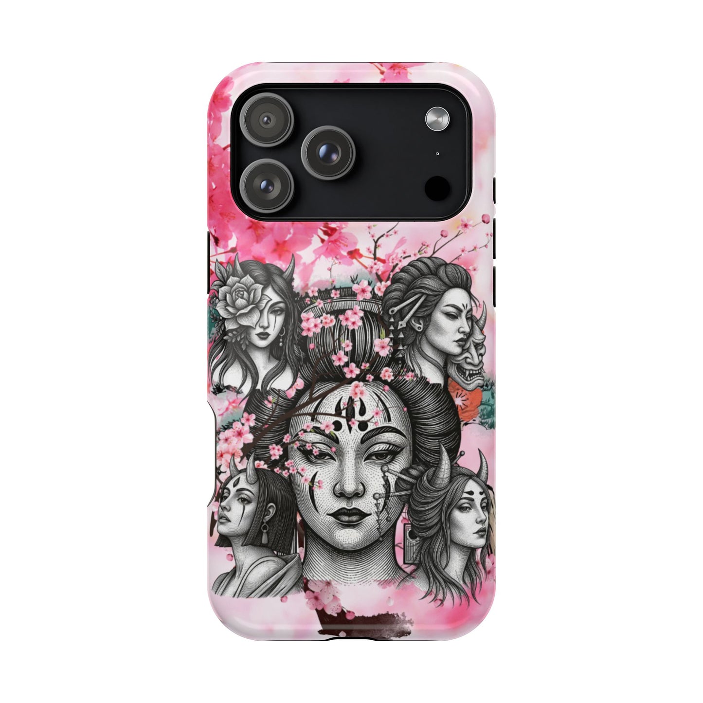 Wireless-Charging Compatible Case – Blossom & Thorn